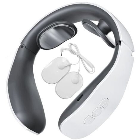 Appareil de massage cervical 2 en 1 TENS et EMS Masseur de cou électrique-AquaForge (1/5)
