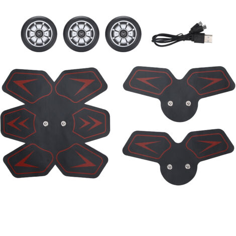 Patch stimulateur musculaire abdominal EMS intelligent AFS 508E Autocollant de fitness-AquaForge (1/5)
