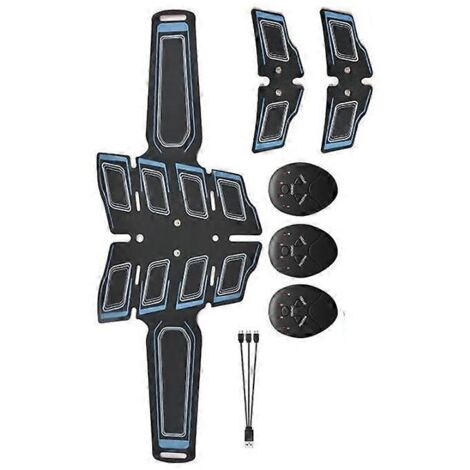 Appareil d'électrostimulation abdominale pour l'entraînement musculaire, machine EMS de fitness intelligente pour hommes-AquaForge (1/5)
