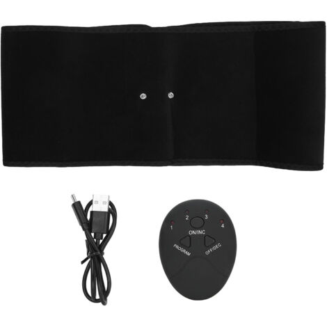 Ceinture de fitness EMS rechargeable pour muscles abdominaux, tonifiante et idéale pour les personnes sédentaires.-AquaForge (1/5)
