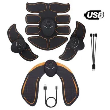 Appareil d'électrostimulation musculaire (EMS) pour les hanches et les abdominaux, tonification, remise en forme et perte de poids, équipement de musculation à domicile.-AquaForge (1/5)