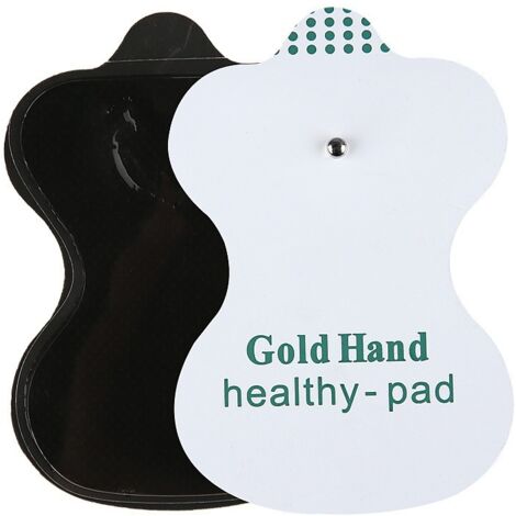 Électrodes en forme de gourde (2 pièces/5 paires) compatibles avec les appareils TENS et EMS électrodes de rechange en hydrogel à clipser pour la stimulation musculaire-AquaForge (1/5)