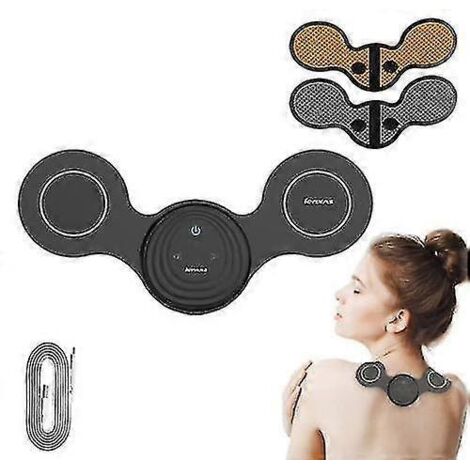 Appareil de massage lissant pour la nuque Ems Mini Lymphunclog, masseur à microcourant Plumpyup pour le cou-AquaForge (1/5)