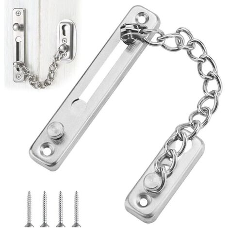 Chaîne de sécurité pour porte, verrou antivol, porte en acier inoxydable DXGHC-AquaForge (1/5)