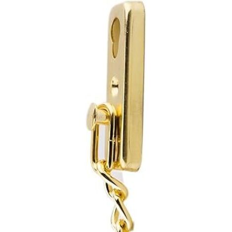 1 paquet (doré) de cadenas de porte à chaîne, chaîne de sécurité en acier inoxydable-AquaForge (1/5)