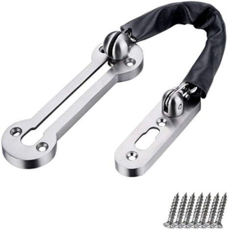 Chaîne de sécurité pour porte de porte, limiteur de chaîne de sécurité pour porte de porte - Chrome poli-AquaForge (1/5)