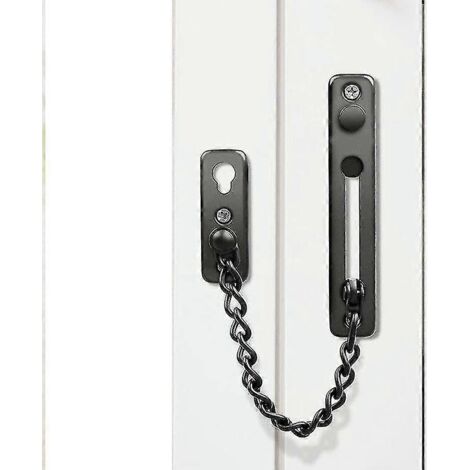 Chaîne de porte extra épaisse en acier inoxydable 304 moulé, verrou de porte robuste, chaîne antivol-AquaForge (1/2)
