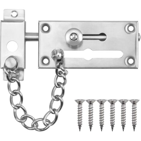 Chaîne de porte, cadenas de sécurité en acier inoxydable, serrure antivol solide S-AquaForge (1/5)
