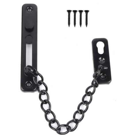 Chaîne antivol durable en acier inoxydable avec cadenas de sécurité pour porte intérieure de maison ou d'hôtel-AquaForge (1/5)