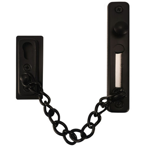 Chaîne antivol en acier inoxydable, sans perçage, goupille antivol pour la maison, chaîne de porte, boucle antivol, chaîne de sécurité antivol pour hôtel-AquaForge (1/2)