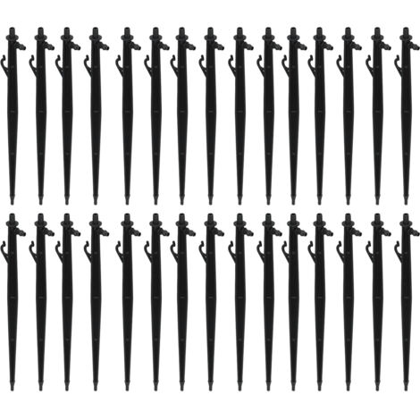 30 supports de micro-arroseurs en plastique à insérer dans le sol, piquets de support pour l'irrigation goutte à goutte et le jardinage-AquaForge (1/5)