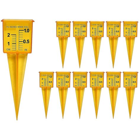 [KK] Compteur d'arrosage (lot de 12) Compatible avec les outils de mesure d'eau pour pelouse et jardin à large ouverture-AquaForge (1/5)