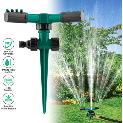 Système d'irrigation automatique pour pelouse avec rotation à 360°-AquaForge