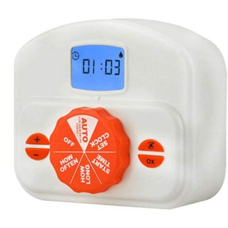 Minuteur d'arrosage automatique pour jardin intelligent, tuyau d'arrosage, robinet.-AquaForge (1/5)