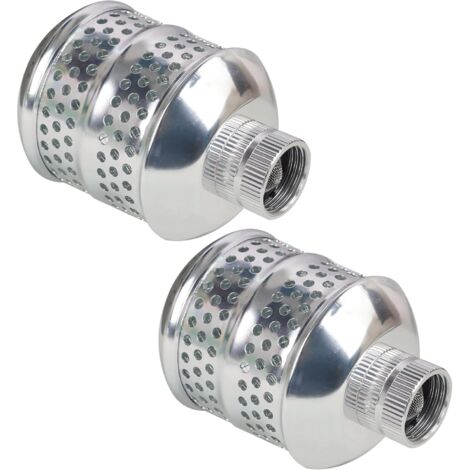 Lot de 2 têtes d'arrosage à bulles, diffuseur en aluminium pour une irrigation douce, arroseur métallique pour plantes et jardin.-AquaForge (1/5)