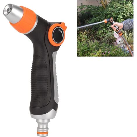 Pistolet d'arrosage portatif, arroseur de jardin robuste en métal et laiton-AquaForge (1/5)