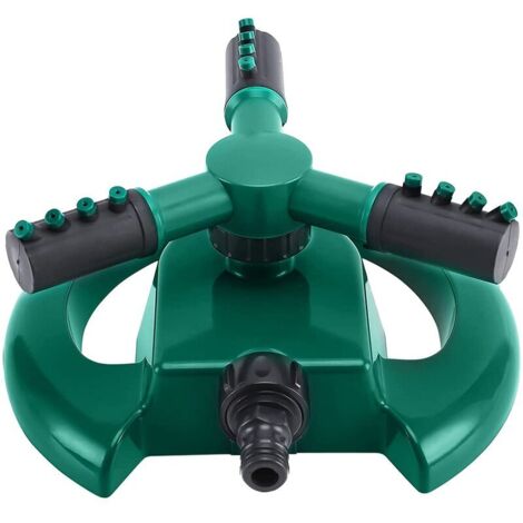 Arroseur de jardin, arroseur de pelouse rotatif réglable à 360 degrés, arroseur à 3 bras, arroseur automatique-AquaForge (1/5)