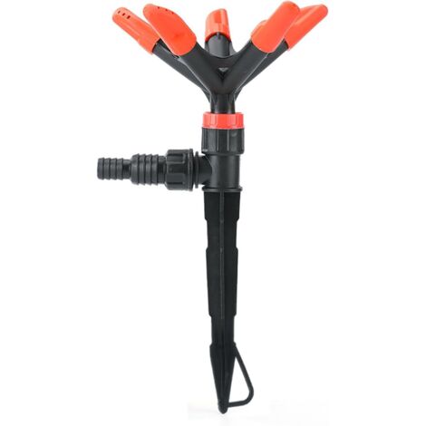 Lot de 5 arroseurs de jardin, rotation automatique à 360°, adaptés à l'arrosage des jardins, pelouses, serres et potagers.-AquaForge (1/5)