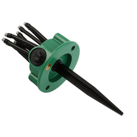 Arroseur de jardin à rotation automatique à 360° pour l'irrigation de pelouse 10,8 x-AquaForge (1/5)