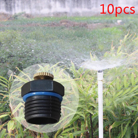 Lot de 10 arroseurs de jardin à filetage DN15 de 1/2 pouce pour l'arrosage de pelouse-AquaForge (1/5)