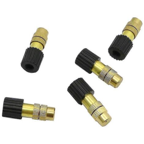 Lot de 10 buses de brumisation en laiton pour jardinage et agriculture, irrigation goutte à goutte et par aspersion-AquaForge (1/4)