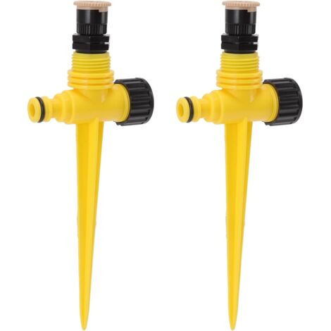 Arroseur de jardin en 2 parties, arroseur à bouchon ABS pour irrigation goutte à goutte, refroidissement écologique, arroseur rotatif à 360° pour jardin-AquaForge (1/5)