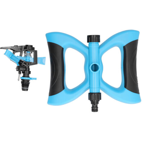 Arroseur à bascule en plastique, rotation à 360°, irrigation automatique pour jardin et pelouse, bleu-AquaForge (1/5)