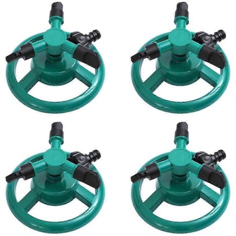Système d'irrigation automatique à 360 degrés avec arroseur rotatif pour pelouse et jardin, arroseur rotatif vert-AquaForge (1/5)