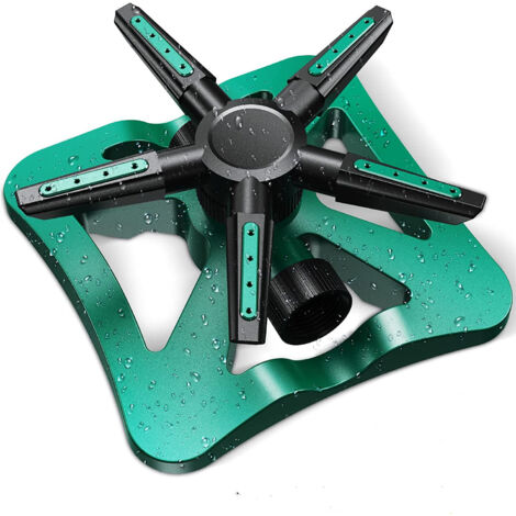 Arroseur de jardin automatique à 360 degrés avec 5 bras pivotants rotatifs-AquaForge (1/5)