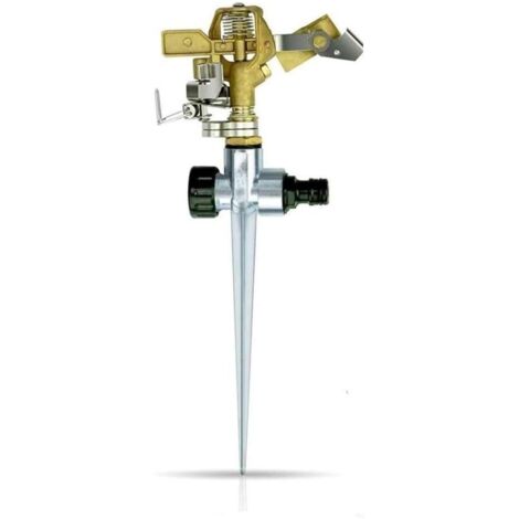 Arroseur de jardin, pulvérisateur d'irrigation robuste et résistant aux chocs à 360 degrés avec embouts métalliques pour l'arrosage des plantes-AquaForge (1/5)