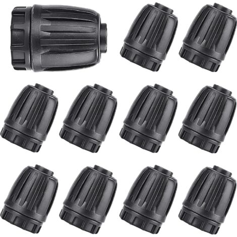 Kit d'irrigation goutte à goutte - Bouchons et raccords pour tuyau d'arrosage - Lot de 10-AquaForge (1/4)
