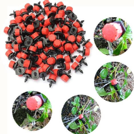 110 goutteurs d'irrigation réglables, têtes d'arrosage pour massifs de fleurs, jardins et plantes.-AquaForge (1/5)