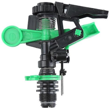 Arroseur rotatif à 360 degrés avec filetage extérieur de 1/2 pouce pour l'agriculture, l'irrigation des pelouses et des jardins.-AquaForge (1/5)