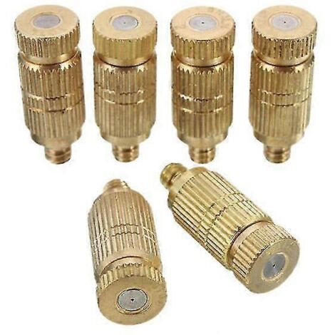 Diffuseur de brume en laiton de 3/16 pouce pour arrosage de jardin, humidification et refroidissement, arroseur de pelouse-AquaForge (1/5)