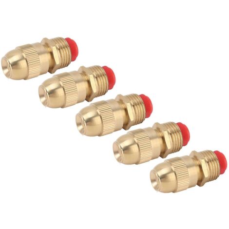 Lot de 10 buses d'arrosage à filetage mâle G1/2 pour l'irrigation de jardin, tête de pulvérisation réglable, petit corps-AquaForge (1/5)