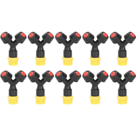 Lot de 10 buses de brumisation avec connecteur mâle G1/2 pour l'irrigation agricole et de jardin-AquaForge (1/5)