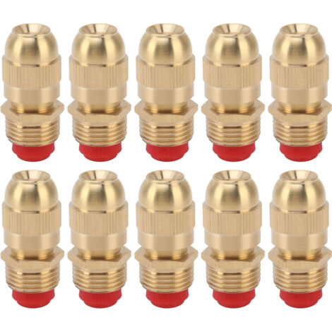 Lot de 10 buses d'arrosage réglables à filetage mâle G1/2 pour l'irrigation de jardin, petit format.-AquaForge (1/5)