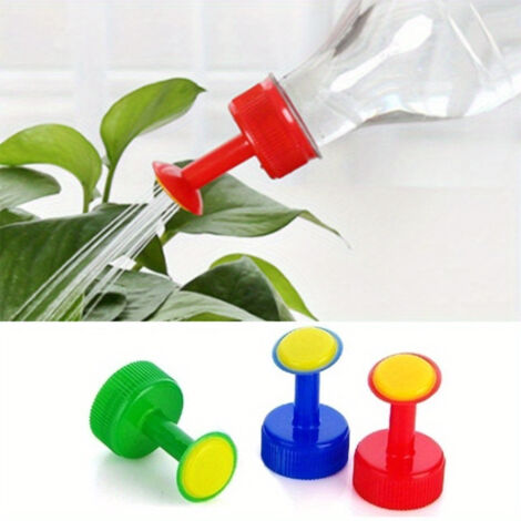 Lot de 3 embouts d'arrosage à bouchon de bouteille, têtes d'irrigation DIY, connexion facile pour plantes d'intérieur et d'extérieur, pelouses, jardins-AquaForge (1/5)