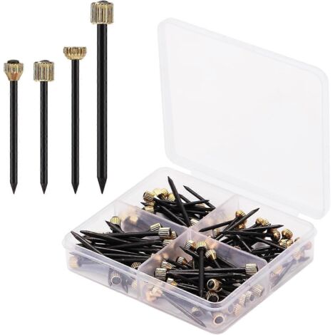 Lot de 120 clous pour accrocher des tableaux, 4 styles différents, réutilisables.-AquaForge (1/5)