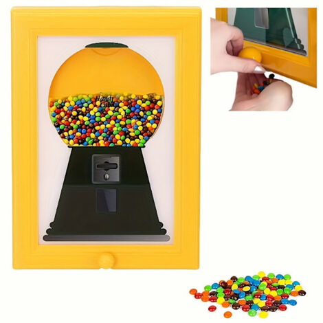 Distributeur automatique de bonbons, cadre photo à suspendre, distributeur automatique de chewing-gum I En F A1-AquaForge