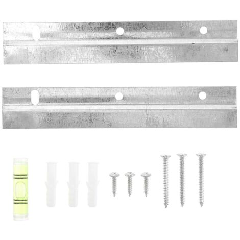 Bande de suspension pour cadres photo, support pour miroirs, fixation murale en dents de scie, argentée-AquaForge (1/3)