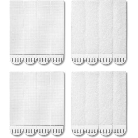 (Grand format) 28 paires (56 bandes) de languettes de suspension pour tableaux, fixation sans perçage, bandes adhésives résistantes à l'eau pour accrocher cadres et décorations de Noël-AquaForge (1/5)