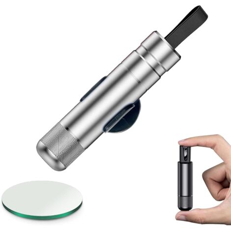 Marteau d'urgence pour voiture Safe Pro X, marteau de vitre automatique pour utilisation terrestre et sous-marine (1 pièce - argent)-AquaForge (1/5)