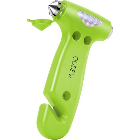 Marteau de sécurité multifonctionnel mignon, modèle 2025, outil d'évacuation de voiture avec coupe-ceinture et brise-vitre, marteau d'urgence-AquaForge (1/5)