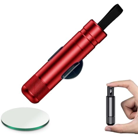 Marteau d'urgence pour voiture Safe Pro X, marteau de vitre automatique pour utilisation terrestre et sous-marine (1 pièce - rouge)-AquaForge (1/5)