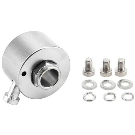 Moyeu de volant rapide et facile avec boutons pour volants de voiture, argent-AquaForge (1/5)
