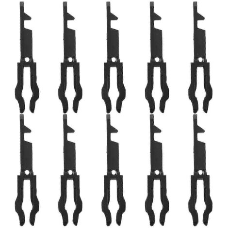 Interrupteur à clé marteau d'urgence (lot de 10) pour la sécurité incendie et secours, accessoire bouton panique avec fonction de réinitialisation et construction en plastique durable-AquaForge (1/3)