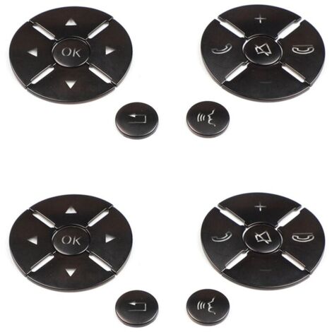 24 autocollants de garniture pour boutons et interrupteurs de volant de voiture pour Classe C, E et S W204, W212, W221, X204, C200 et C250-AquaForge (1/5)