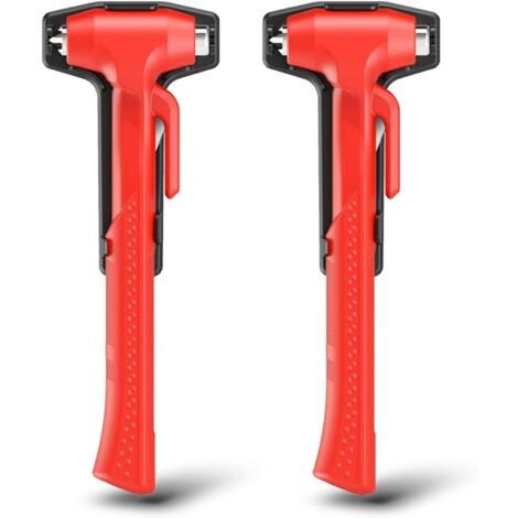 Marteau d'urgence multifonctionnel - Marteau de sécurité - Coupe-ceinture - Marteau d'urgence - Marteau de sécurité - Marteau de voiture - Marteau d'urgence-AquaForge (1/5)