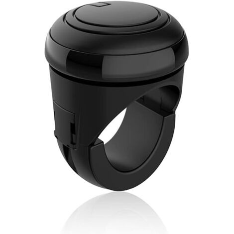 Pommeau de volant universel, bouton rotatif pour volant de voiture (noir)-AquaForge (1/5)